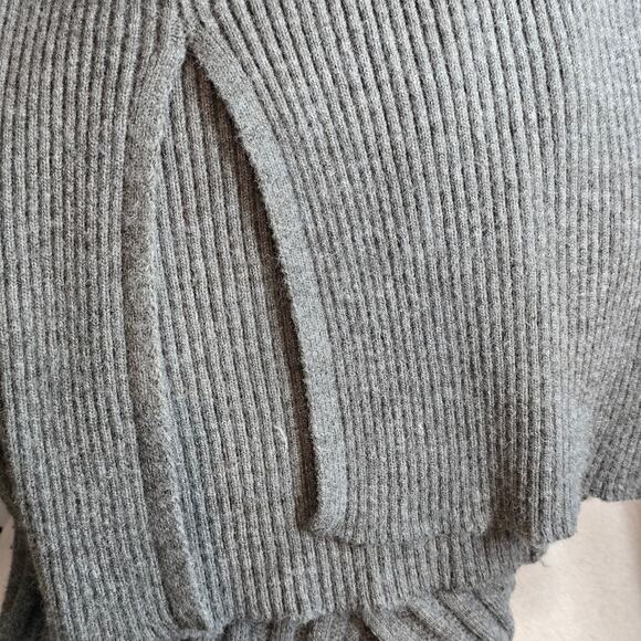 Womens Gray Halter Knit Midi Dress Sz. Onesize - Picture 4 of 4